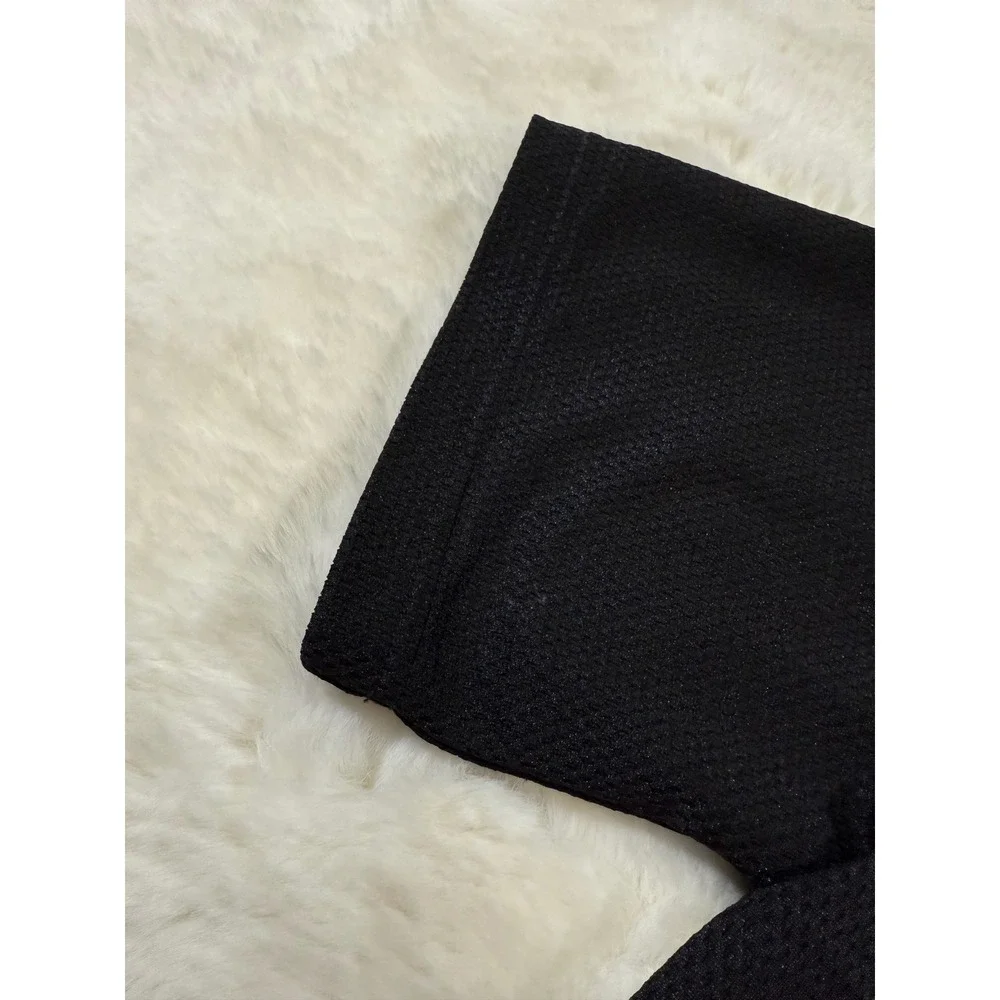 Adidas Baseball Jersey Black Mesh Snap Three Stripe Life Athleisure Streetwear M